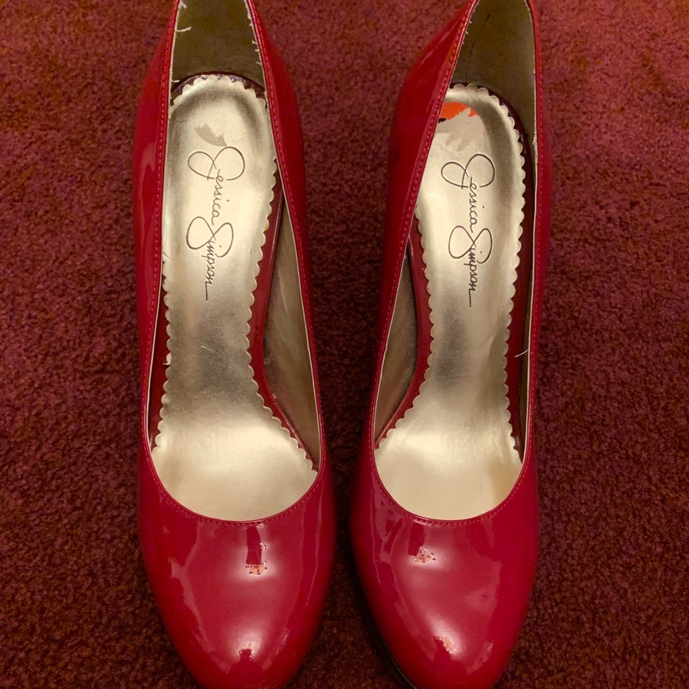 Jessica Simpson Patent Pumps